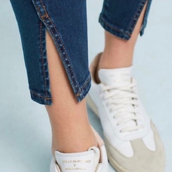 Anthropologie Pilcro Midrise Skinny Jeans‎ with Hem Slit, Size 26 - Picture 7 of 13